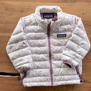 Patagonia baby puffer jacket limited edition print (polar bears)